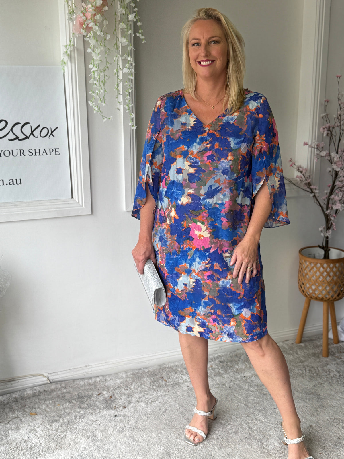 Chase Royal Blossom Event Dress