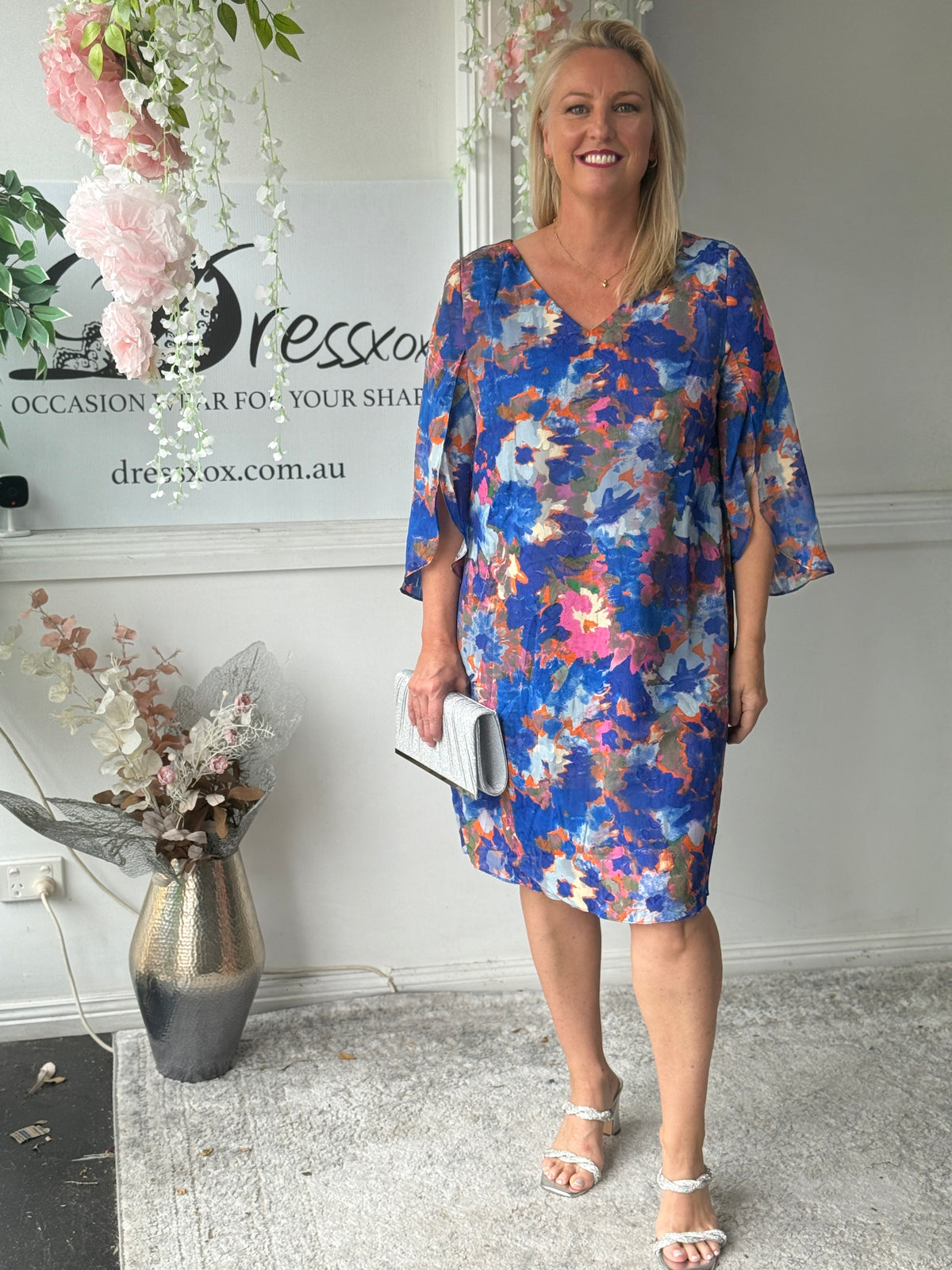 Chase Royal Blossom Event Dress