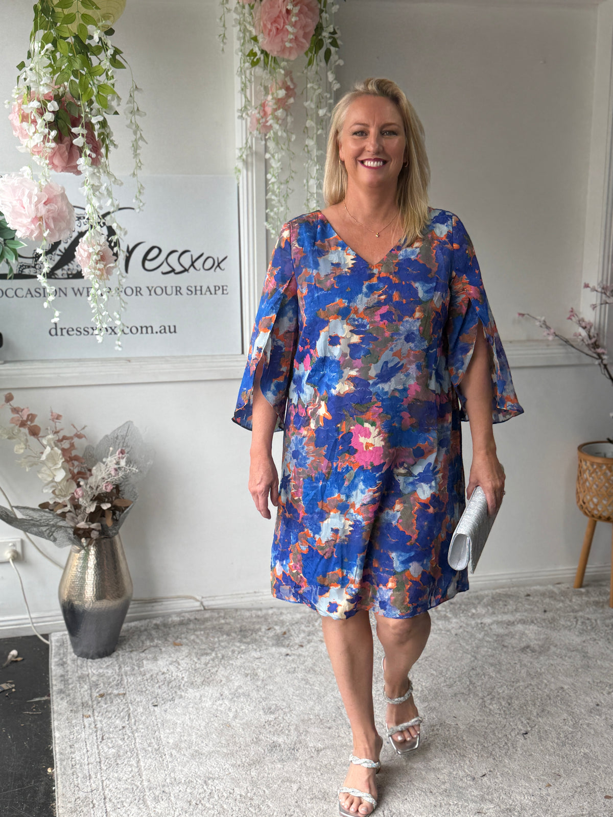 Chase Royal Blossom Event Dress