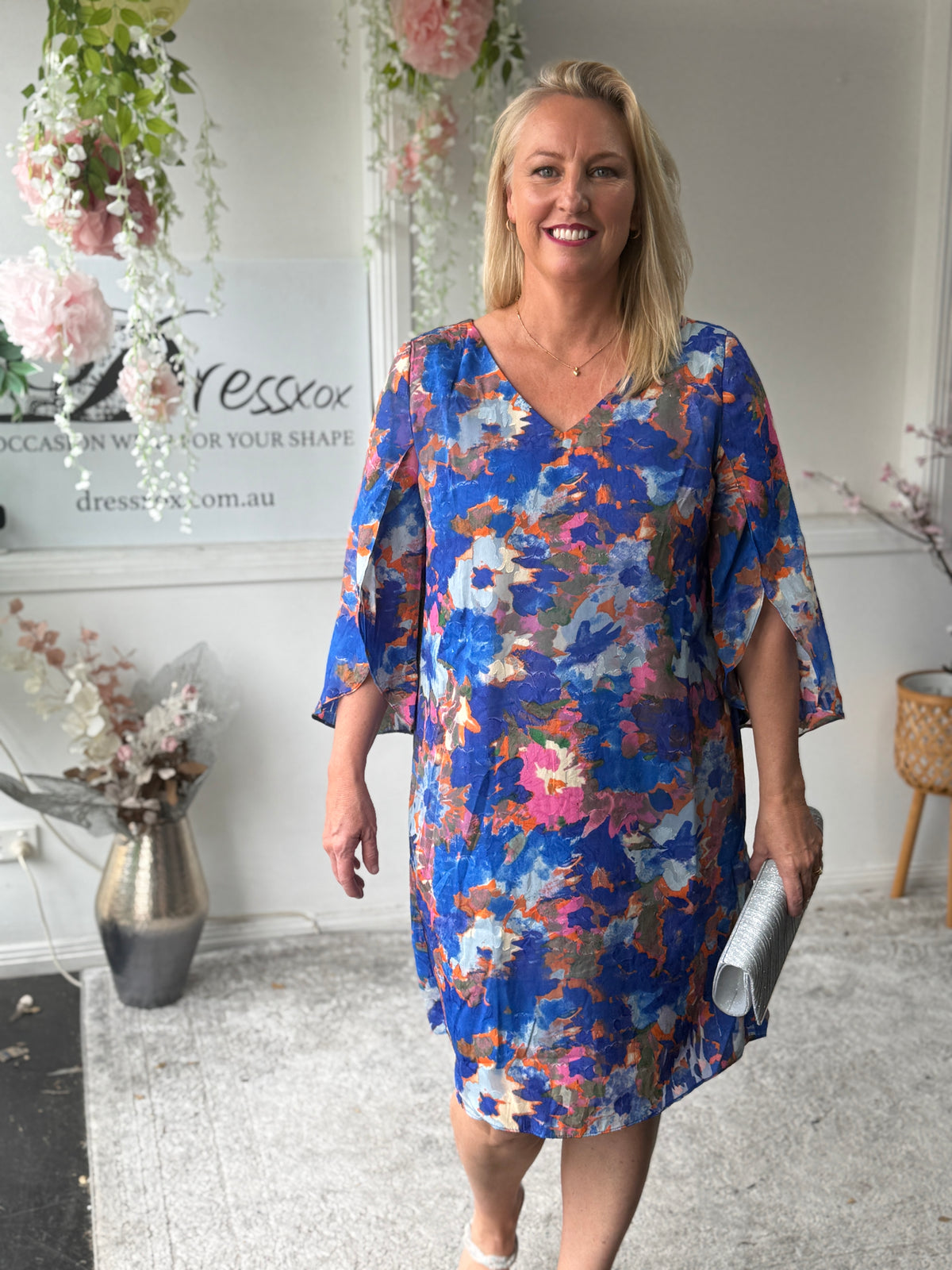 Chase Royal Blossom Event Dress