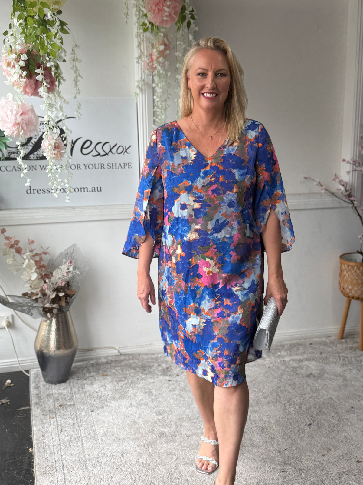 Chase Royal Blossom Event Dress