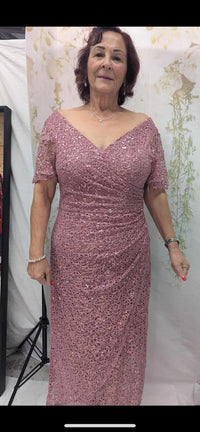 Alana Blush Sequin Gown