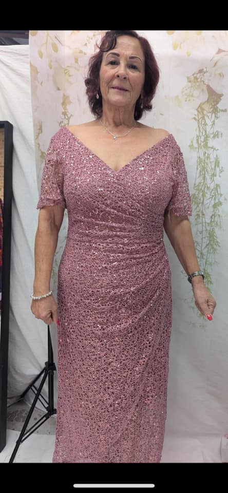 Alana Blush Sequin Gown