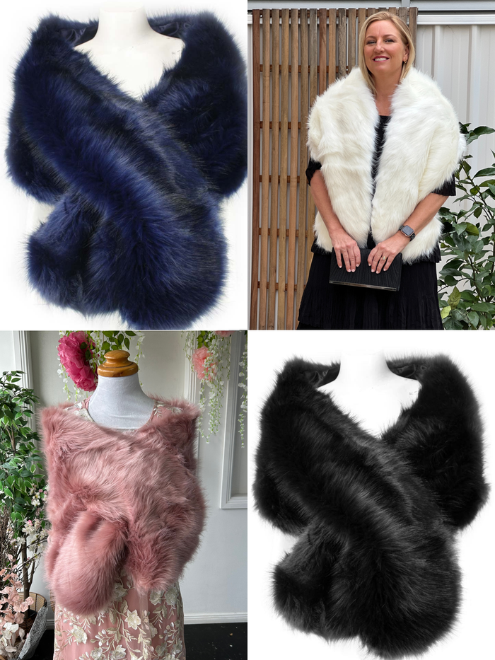 Xissi Faux Fur Shawl