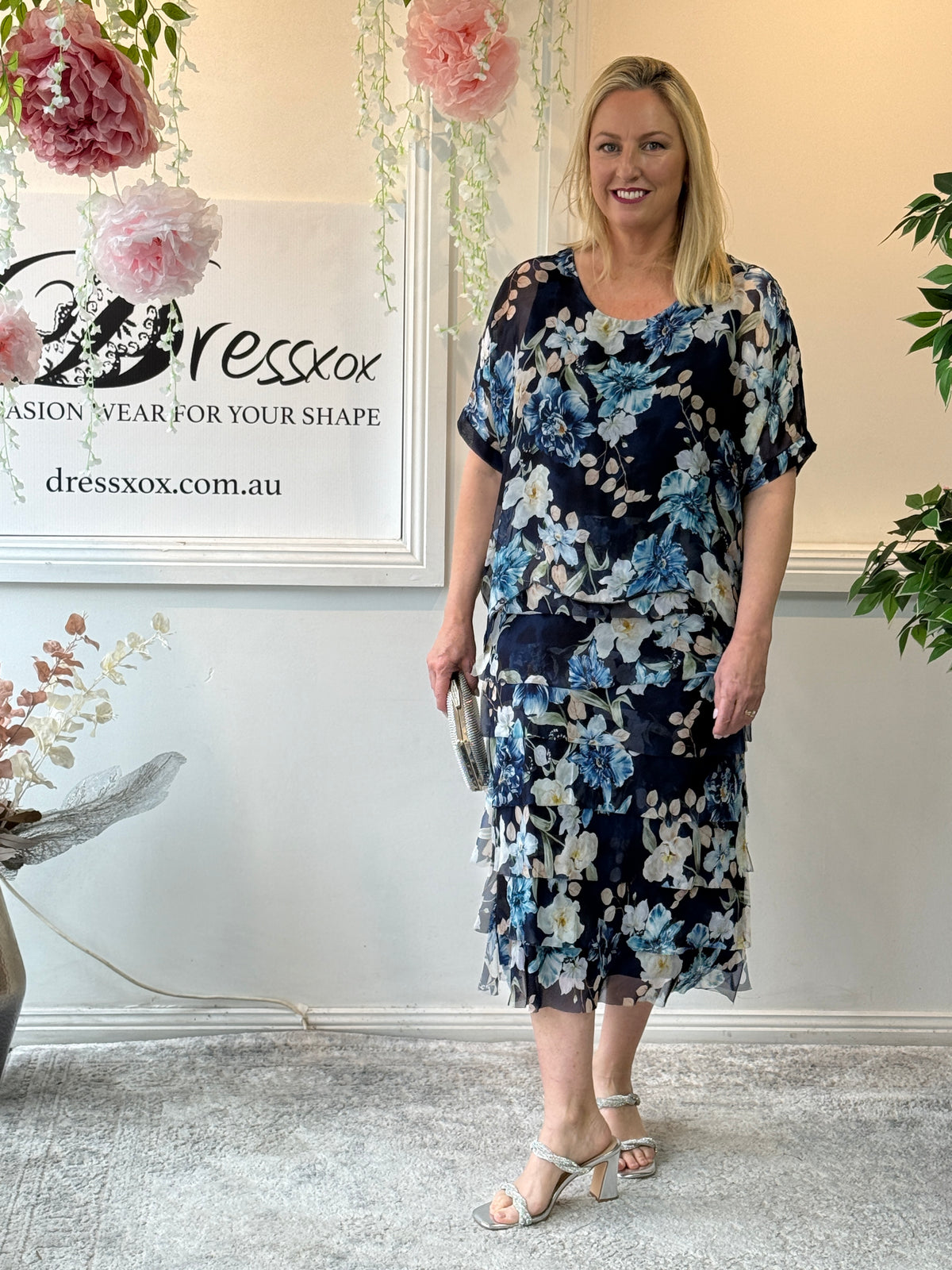 Clyde Botanical Silk Dress