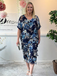 Clyde Botanical Silk Dress