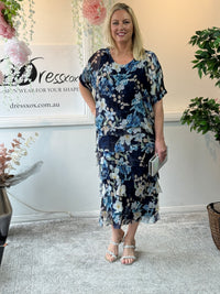 Clyde Botanical Silk Dress