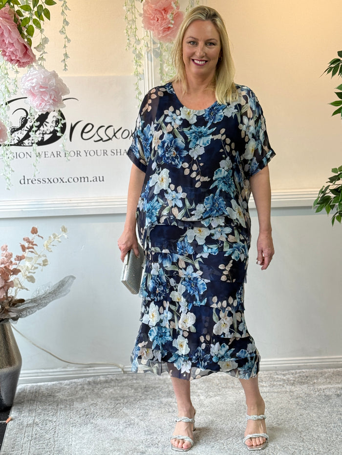 Clyde Botanical Silk Dress