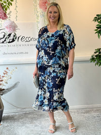 Clyde Botanical Silk Dress