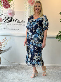 Clyde Botanical Silk Dress
