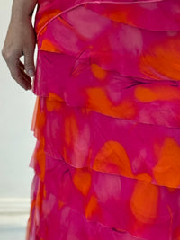 Clyde Fuchsia Silk Dress