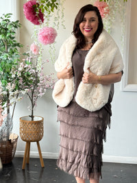 Antwerp Faux Fur Shawl