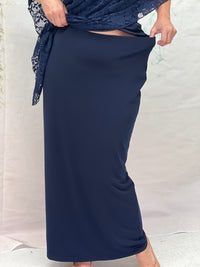 Conny Navy Jersey Skirt