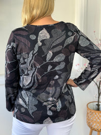 Debbie Black Soft Knit Tunic