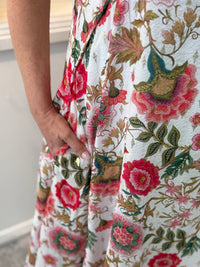 Demi White Garden Layering Dress