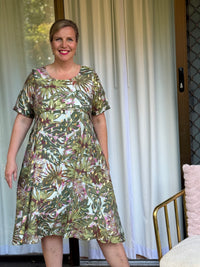 Demi Khaki Layering Dress