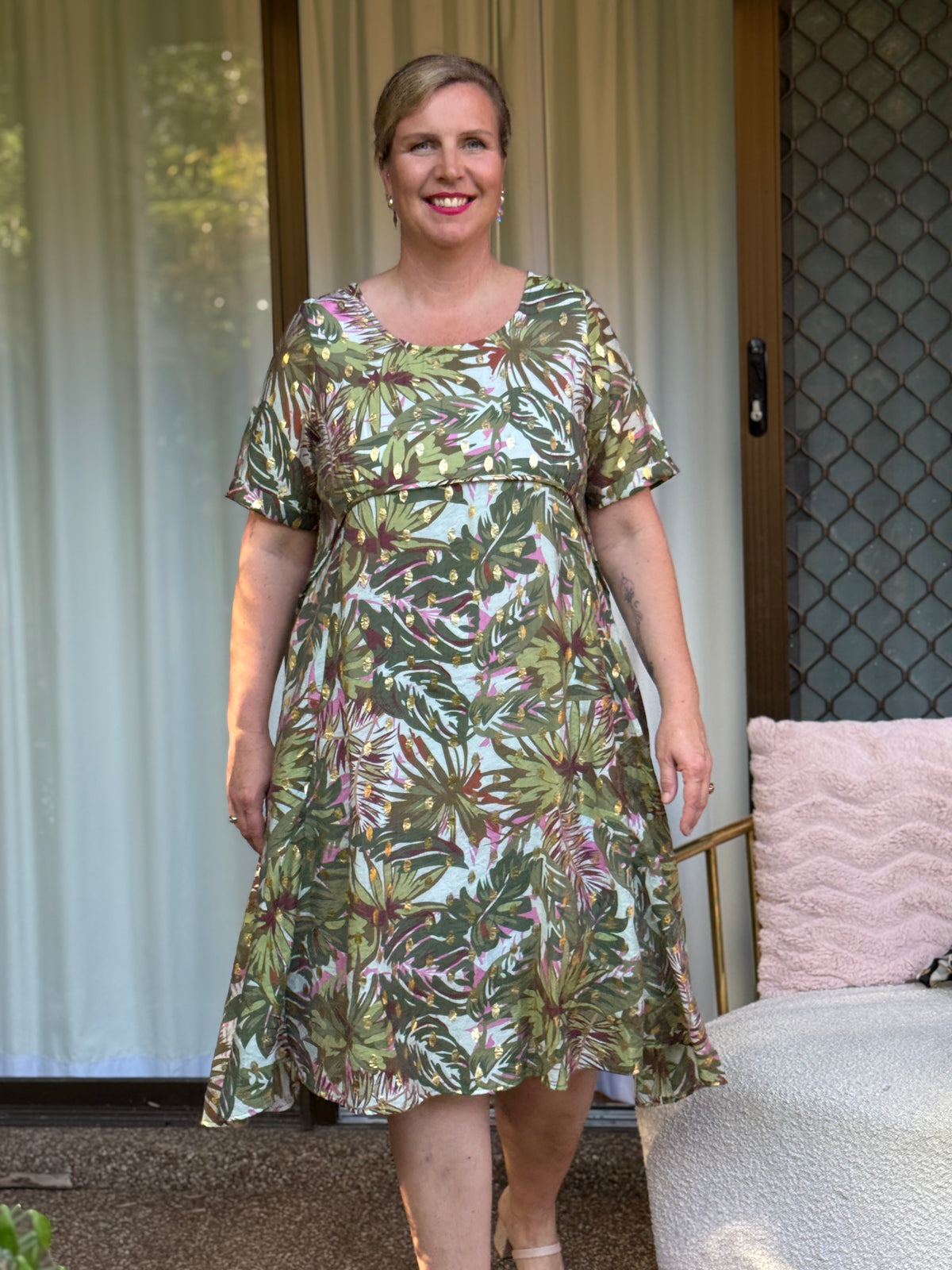 Demi Khaki Layering Dress