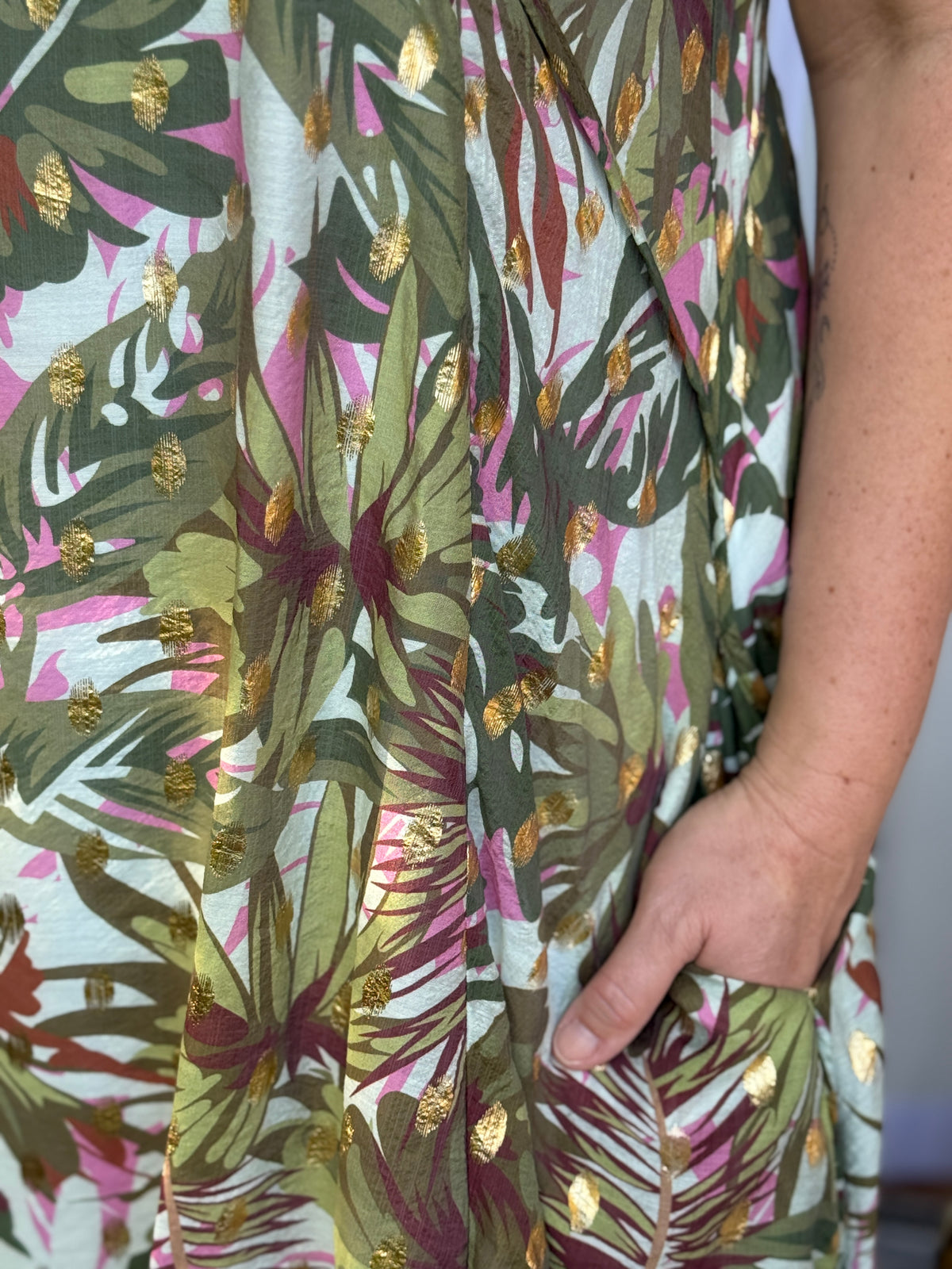 Demi Khaki Layering Dress