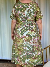 Demi Khaki Layering Dress