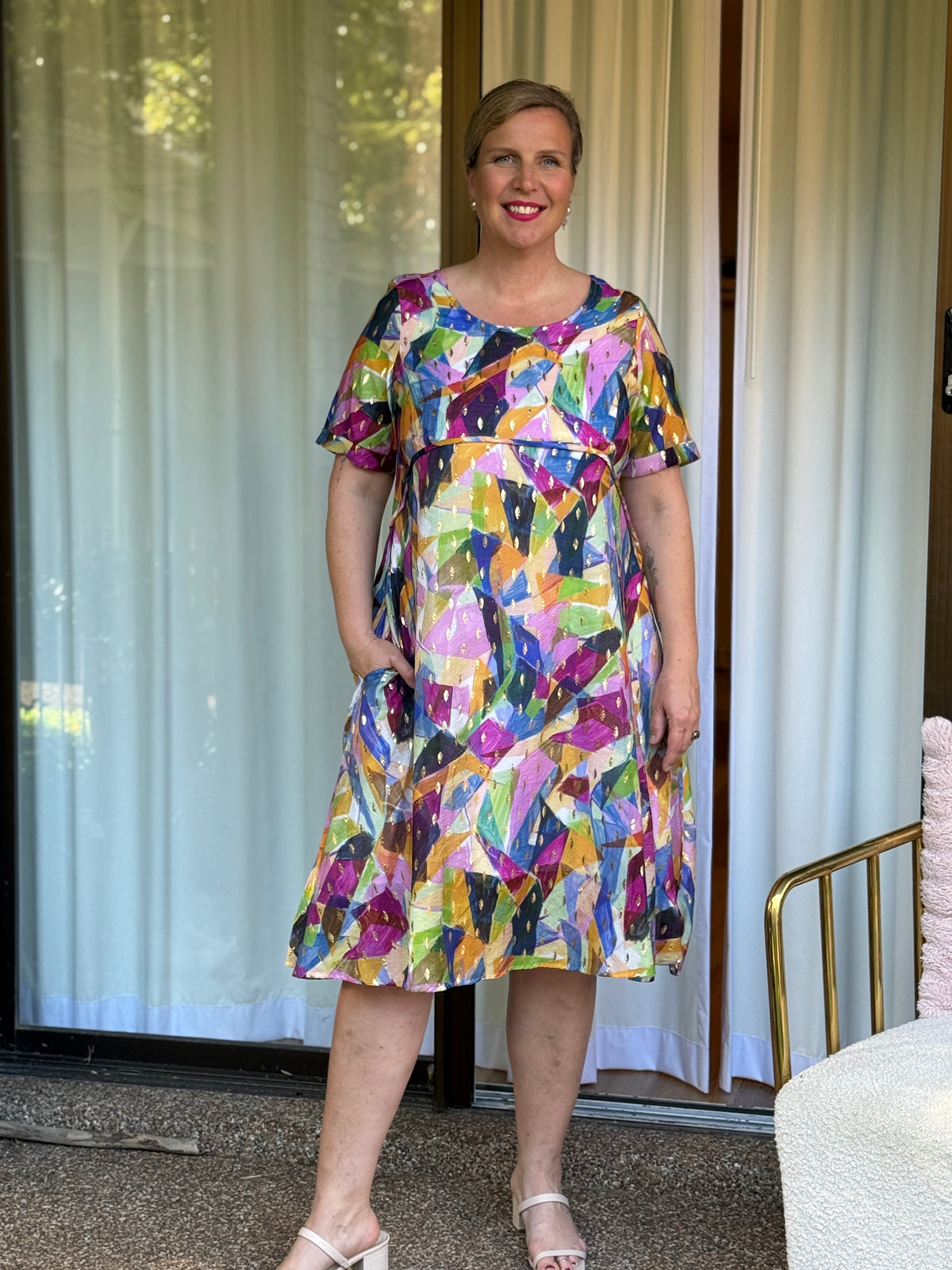 Demi Multicolour Layering Dress