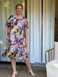 Demi Multicolour Layering Dress
