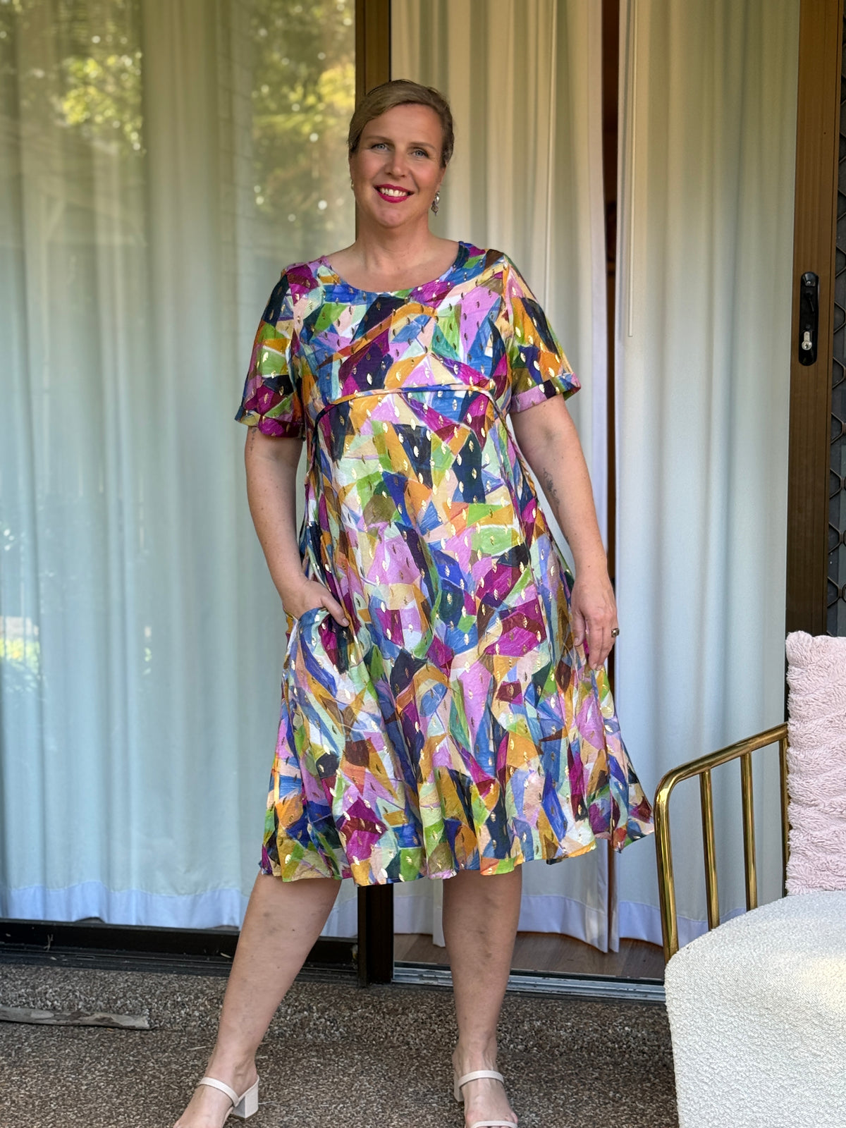 Demi Multicolour Layering Dress