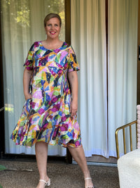 Demi Multicolour Layering Dress