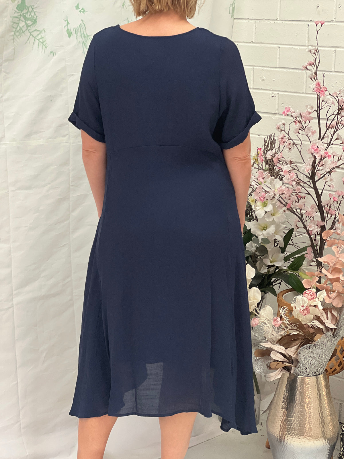 Demi Navy Layering Dress