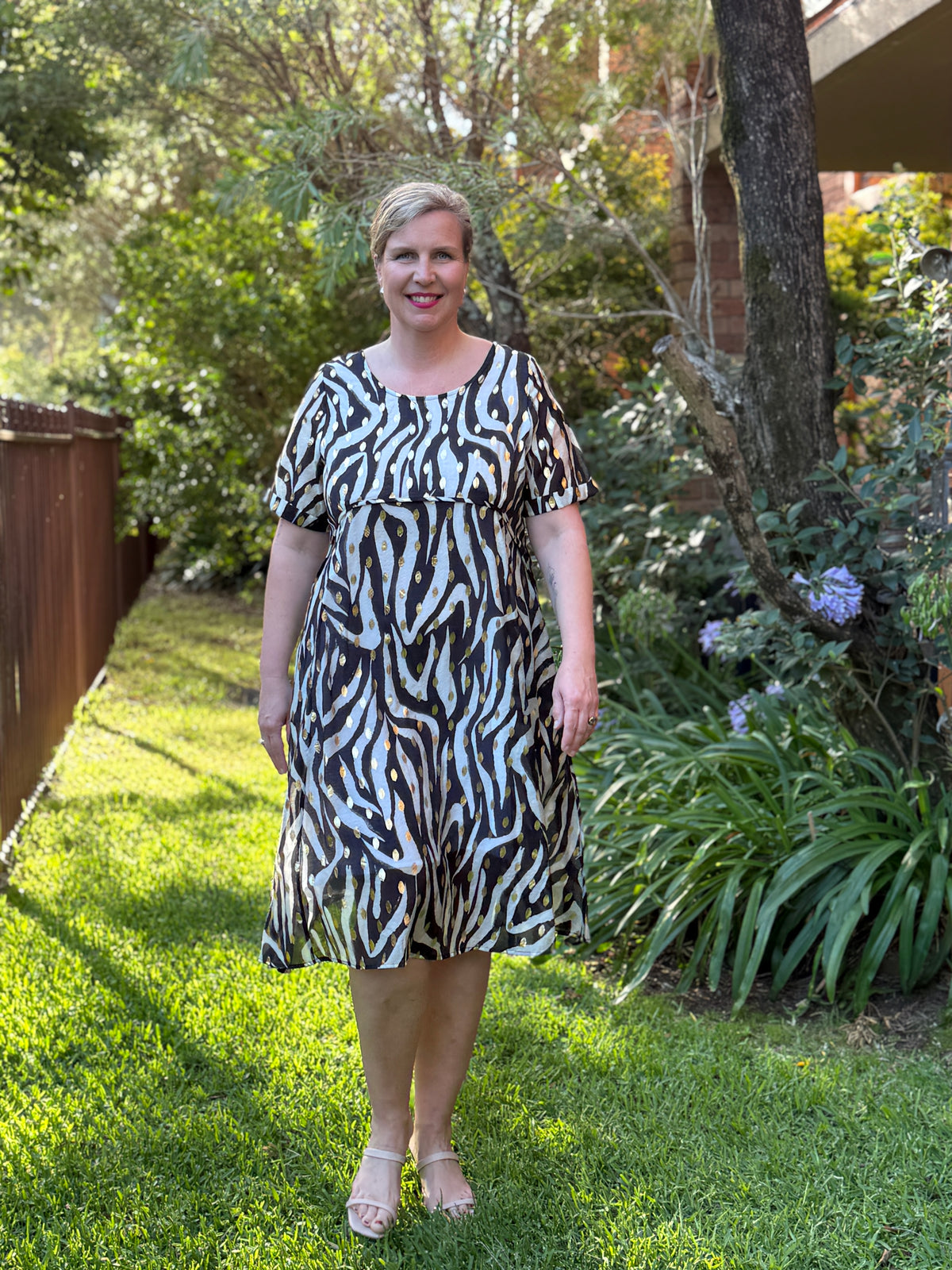 Demi Zebra Layering Dress
