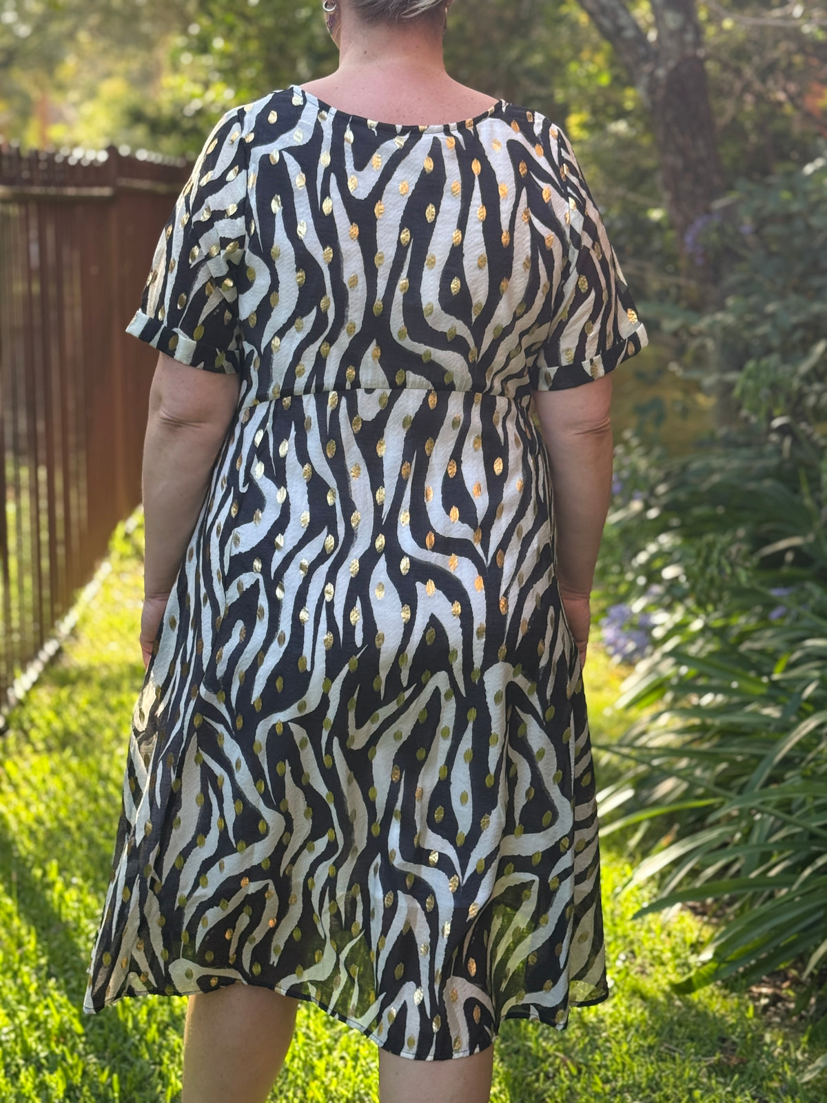 Demi Zebra Layering Dress