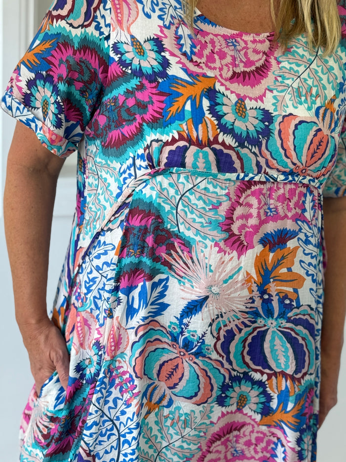 Demi Abstract Layering Dress