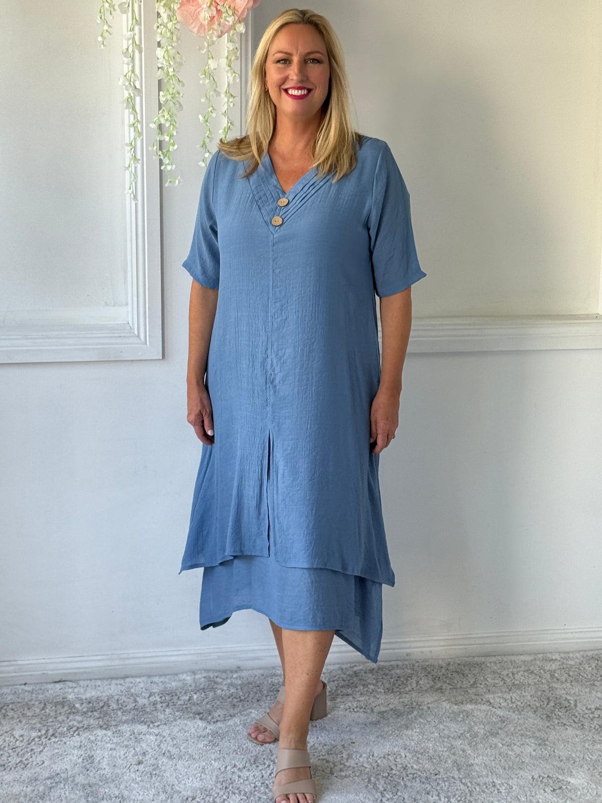 Oxley Sky Blue Layering Dress