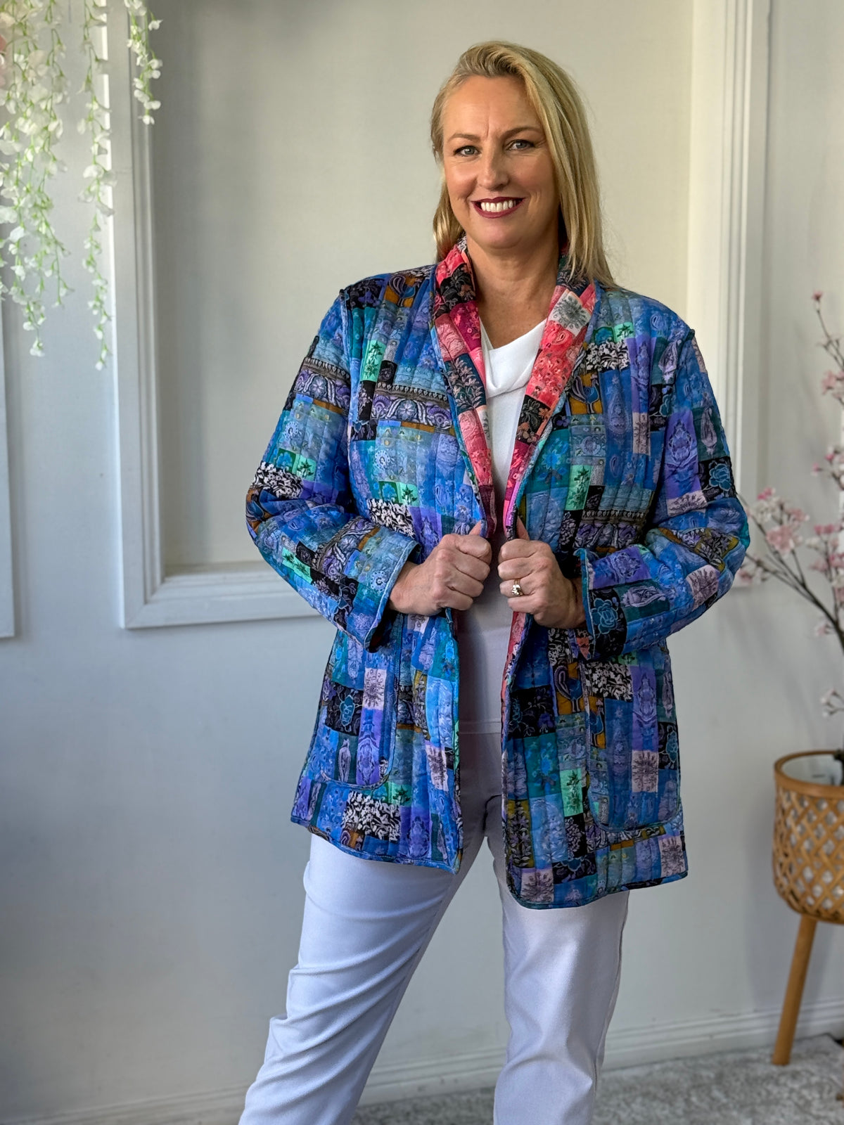 Ellie Continental Reversible Cotton Jacket