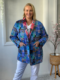 Ellie Continental Reversible Cotton Jacket