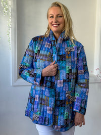 Ellie Continental Reversible Cotton Jacket