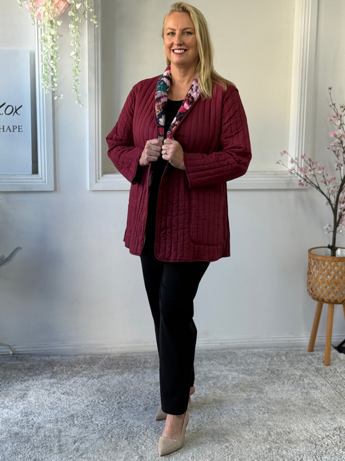 Ellie Oriental Reversible Cotton Jacket