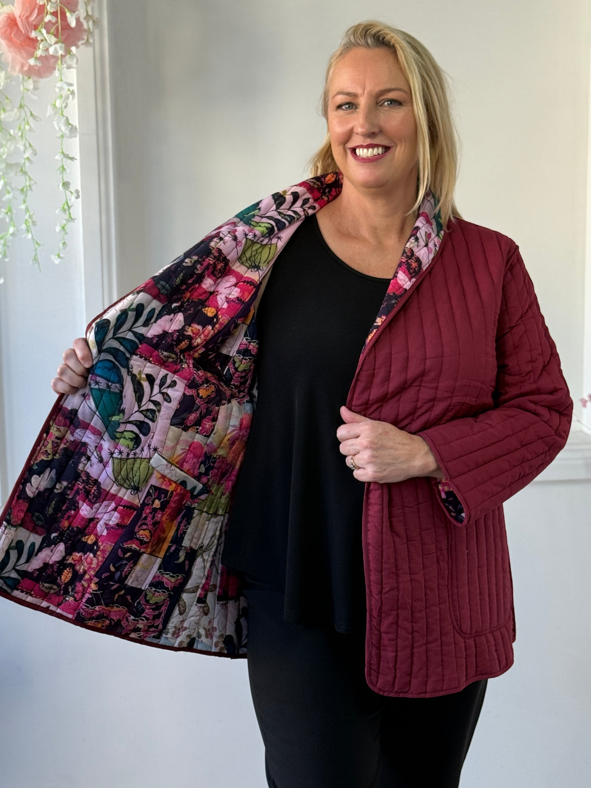 Ellie Oriental Reversible Cotton Jacket