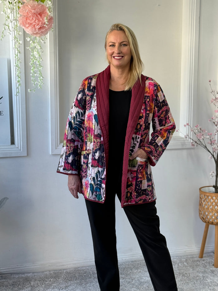 Ellie Oriental Reversible Cotton Jacket