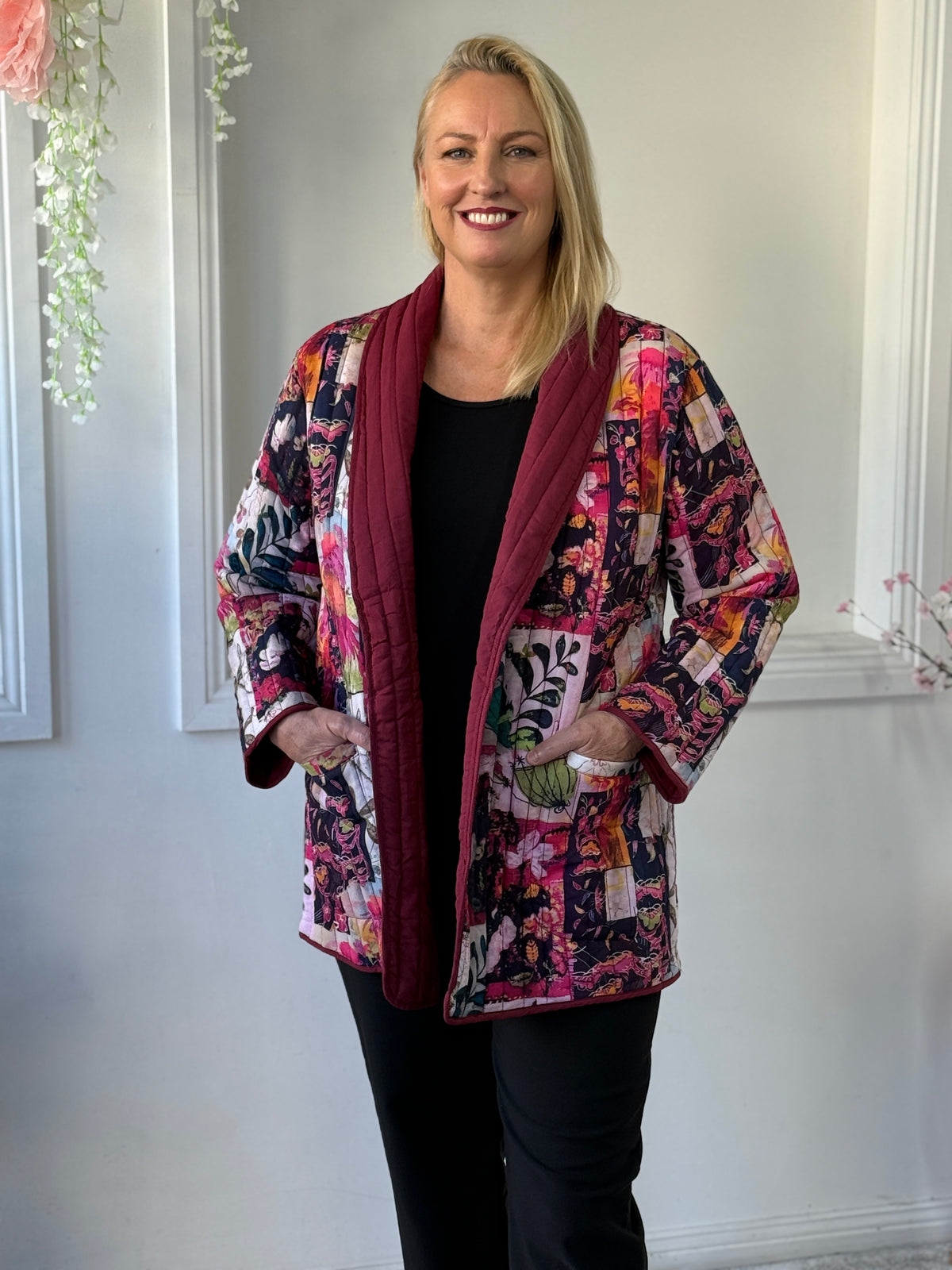 Ellie Oriental Reversible Cotton Jacket