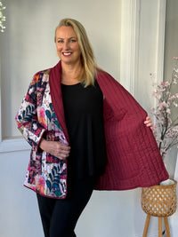 Ellie Oriental Reversible Cotton Jacket