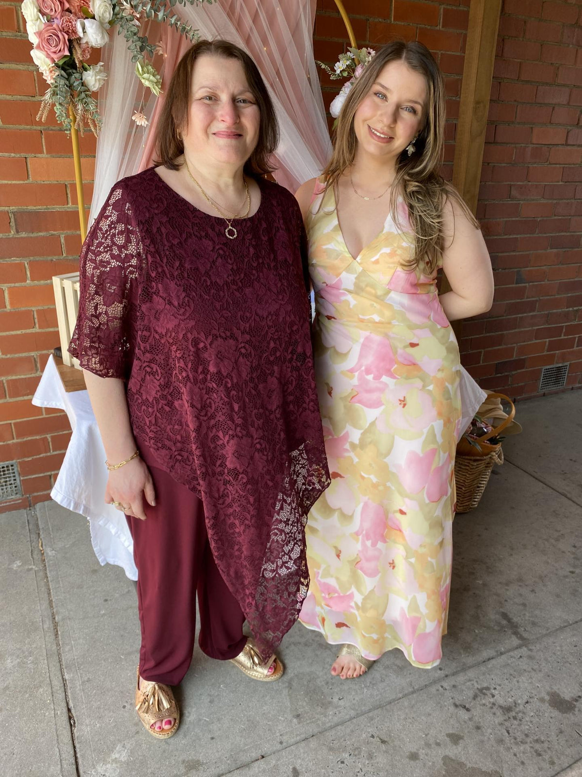 Owen Burgundy Lace Top