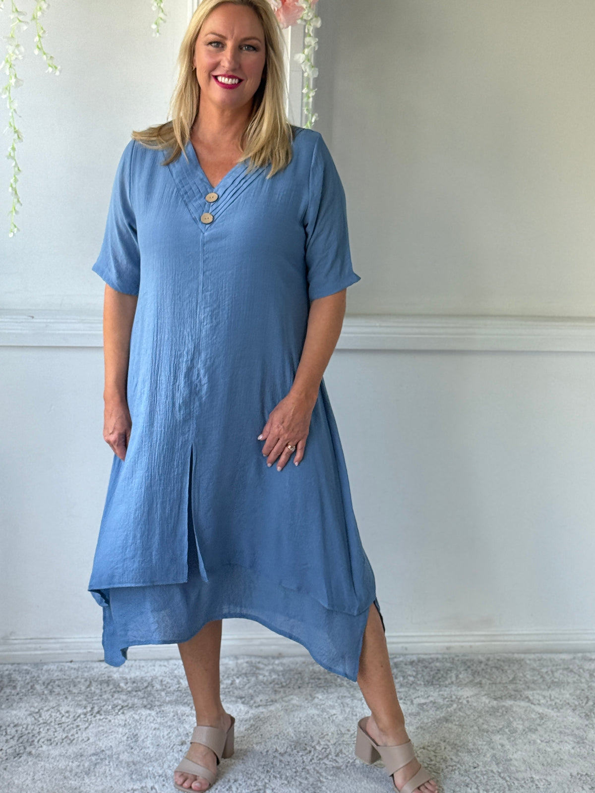 Oxley Sky Blue Layering Dress