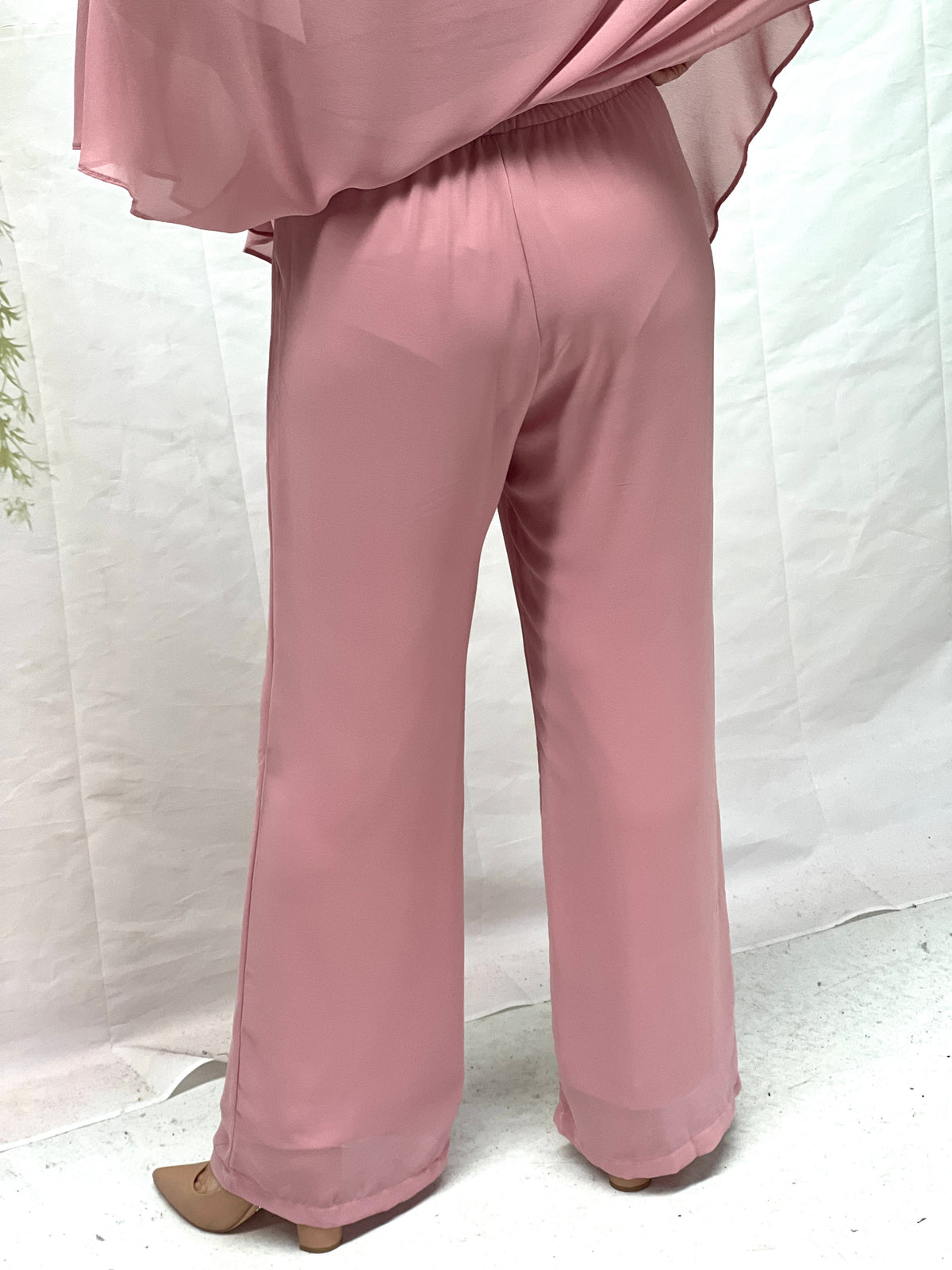 Faith Blush Chiffon Pants