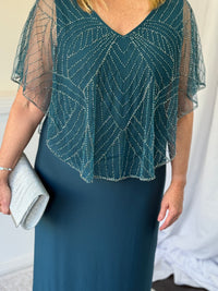 Florence Teal Gatsby Dress