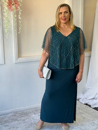 Florence Teal Gatsby Dress