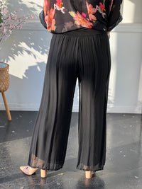 Fort Black Silk Pants