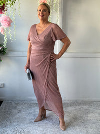 Gemma Blush Shimmer Gown