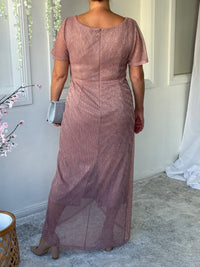 Gemma Blush Shimmer Gown