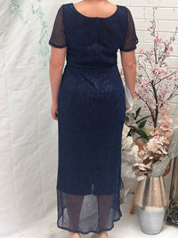 Gemma Navy Shimmer Gown