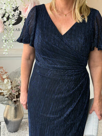 Gemma Navy Shimmer Gown
